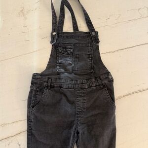 Free People Cute Women’s Black Denim Overalls Size 28